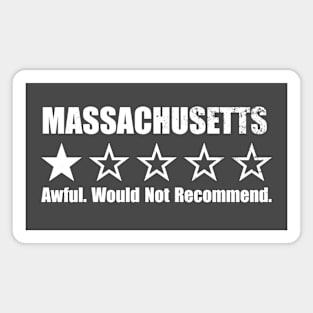 Massachusetts One Star Review Magnet